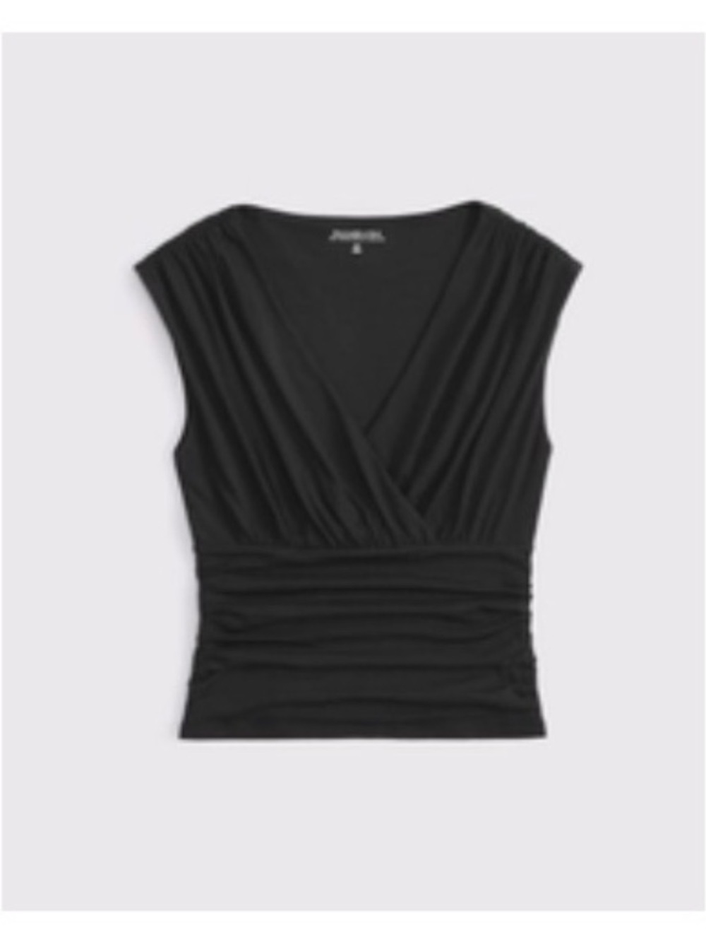Abercrombie & Fitch Ruched V-Neck Top M